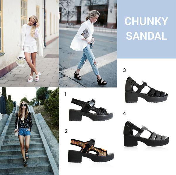 Fashion Trend: Chunky Heels and Rubberised Soles