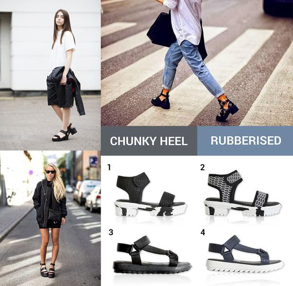 Fashion Trend: Chunky Heels and Rubberised Soles