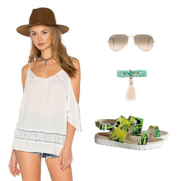 Style Inspiration: Coachella-Inspired Outfit Ideas ft. Mae Sandal